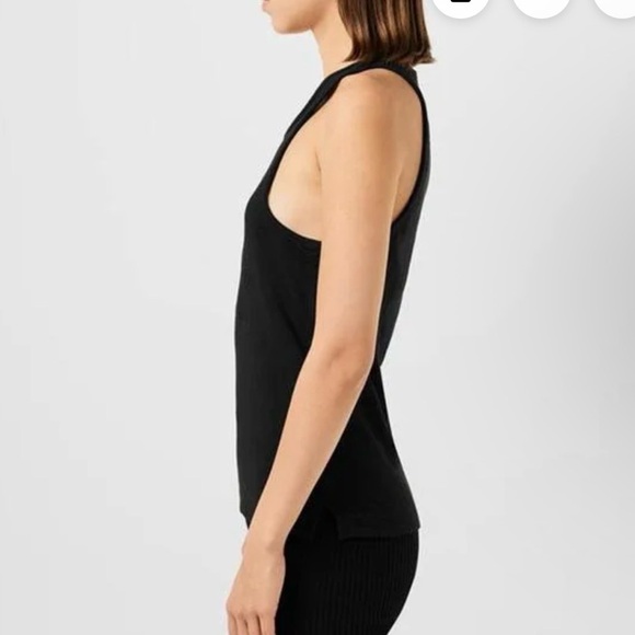 Essentials Black Racerback Tank Top - Picture 4 of 7